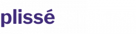 Plisségardinen (400 x 100 px) - Lila - Vit